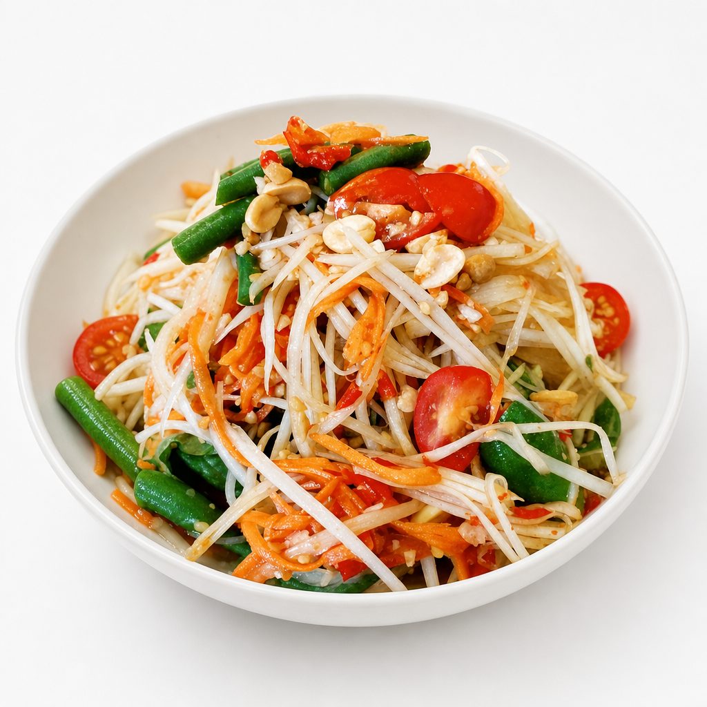 Spicy Papaya Salad (Som Tum).