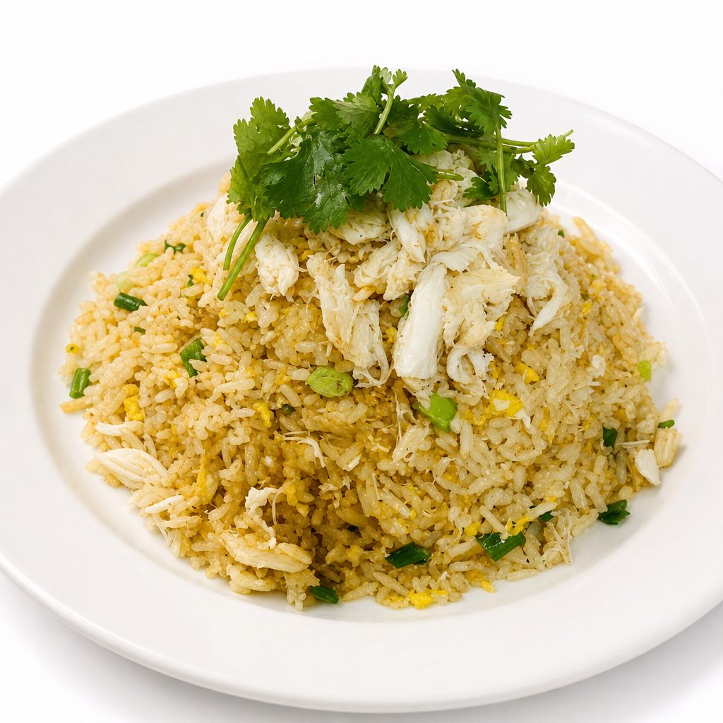 Crabmeat Fried Rice.
