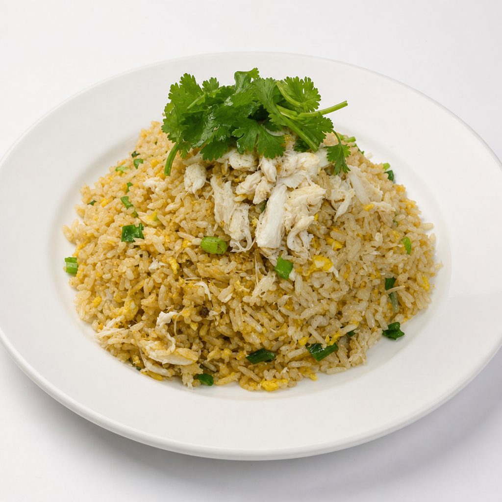 Crabmeat Fried Rice.
