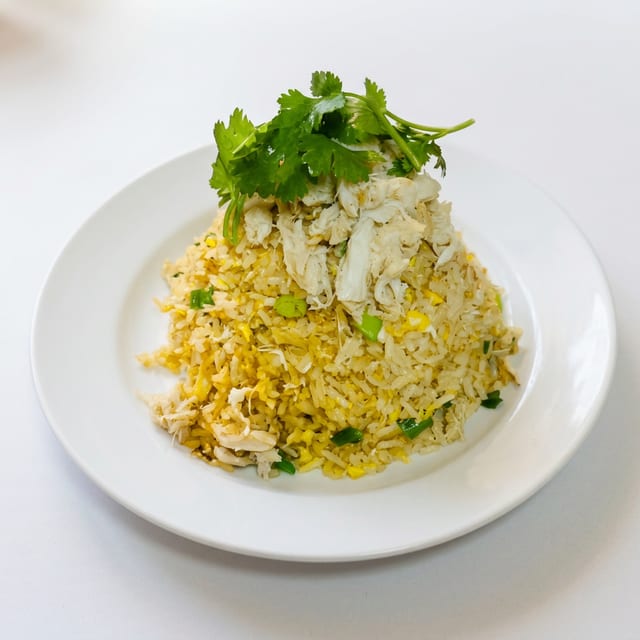 Crabmeat Fried Rice.