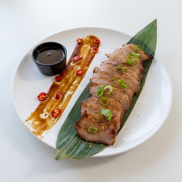 Marinated pork jowl - Appetizer.