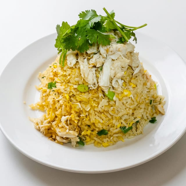 Crabmeat Fried Rice.